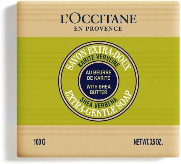 L'OCCITANE Shea Butter Extra-Gentle Hand & Body Soap Bar, Cleanses & Softens Skin, Moisturizing, ... | Amazon (US)