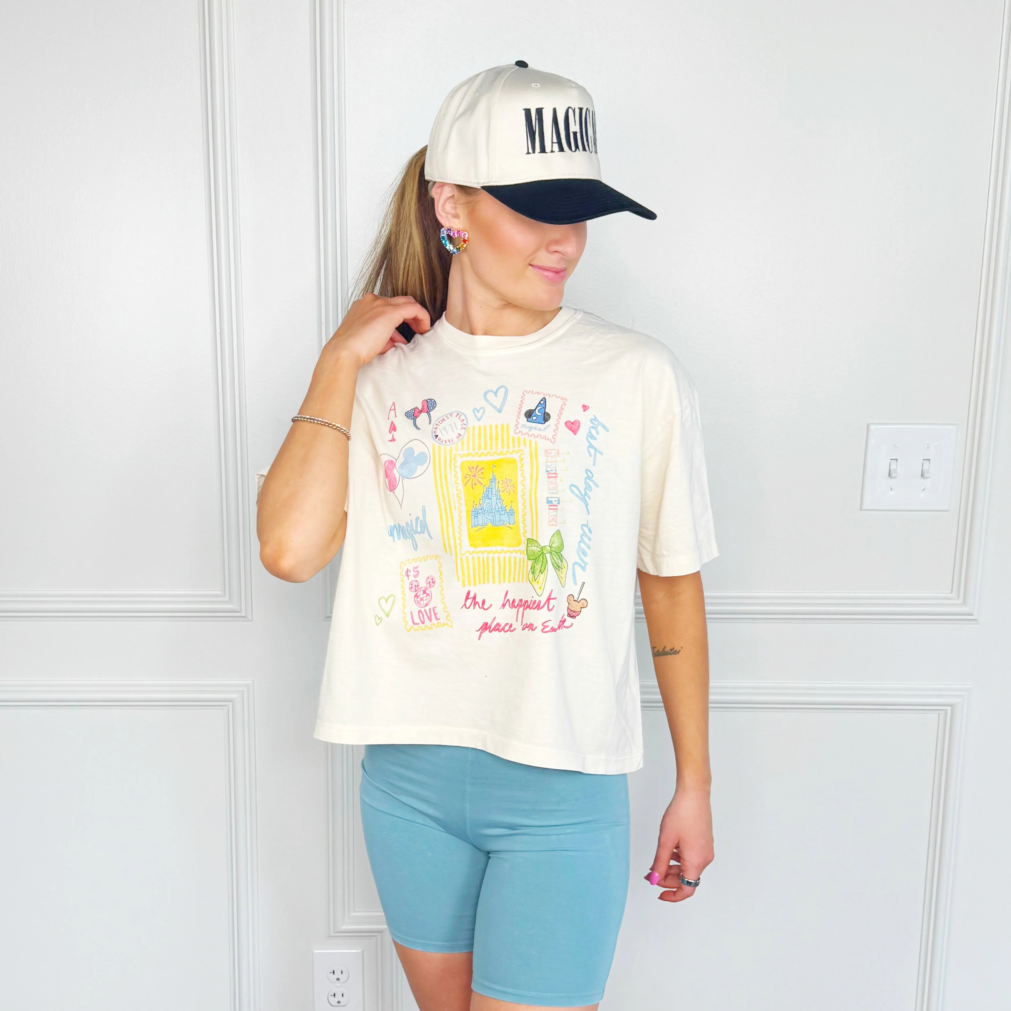 Happiest Place On Earth Cropped Tee | Poppy & Pine