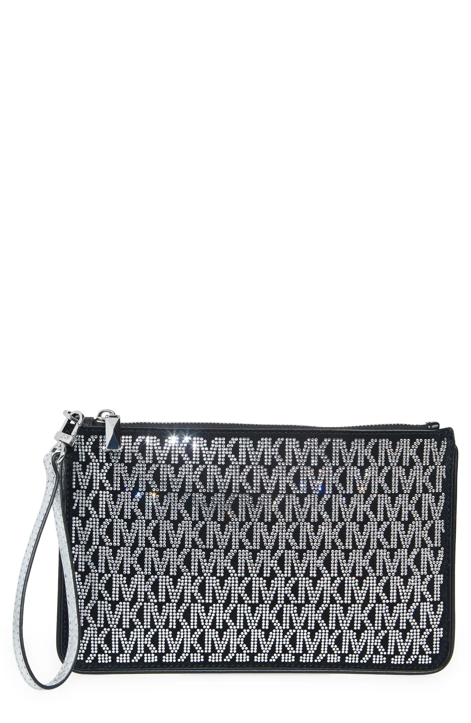 Large Jet Set Charm Leather Wristlet | Nordstrom