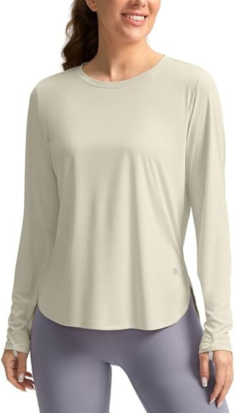 Women's Sun Shirts UPF 50+ Long Sleeve UV Protection Shirt Lightweight Quick Dry Workout Hiking T... | Amazon (US)