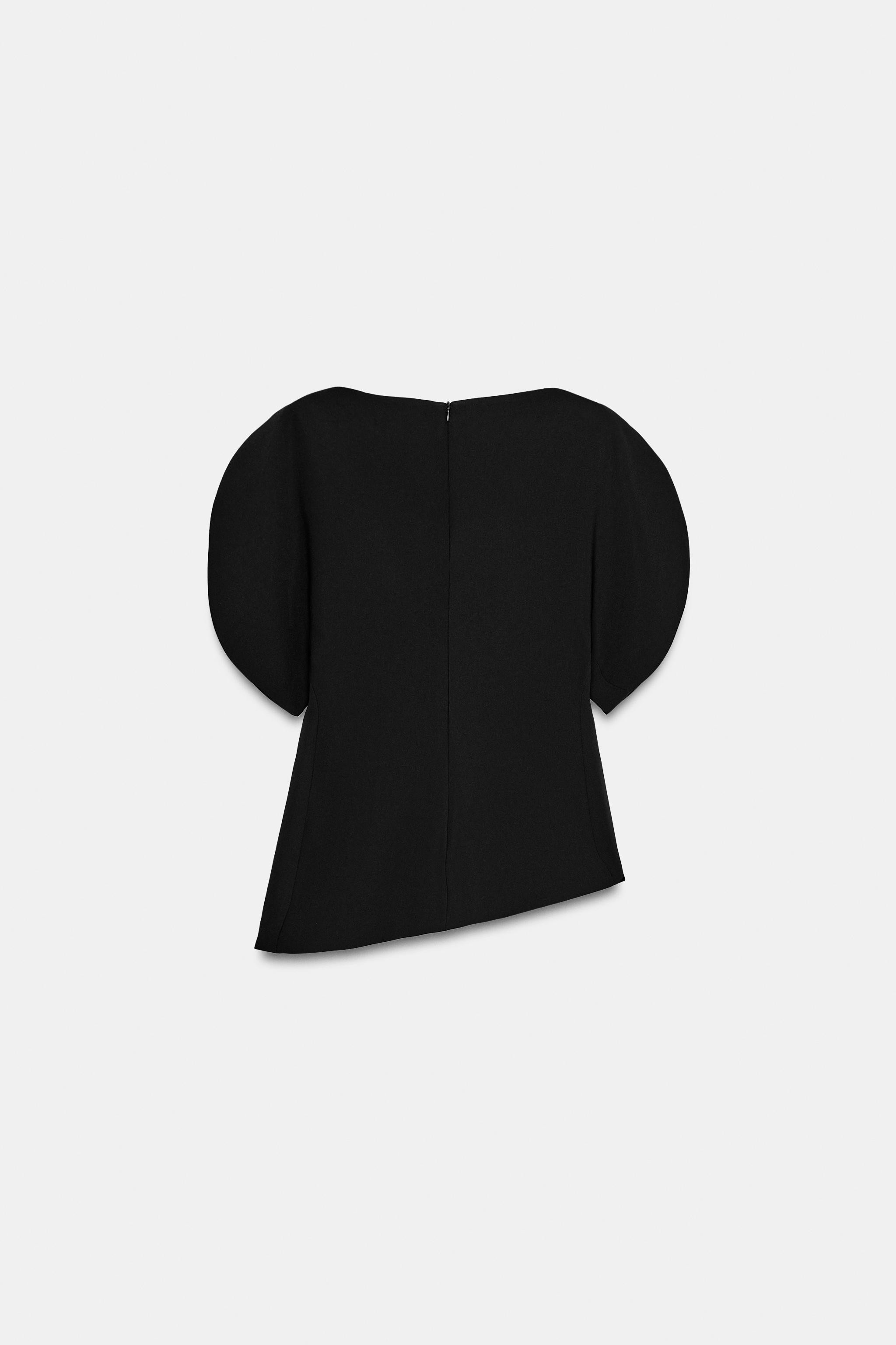 BALLOON SLEEVE TOP ZW COLLECTION | Zara Canada