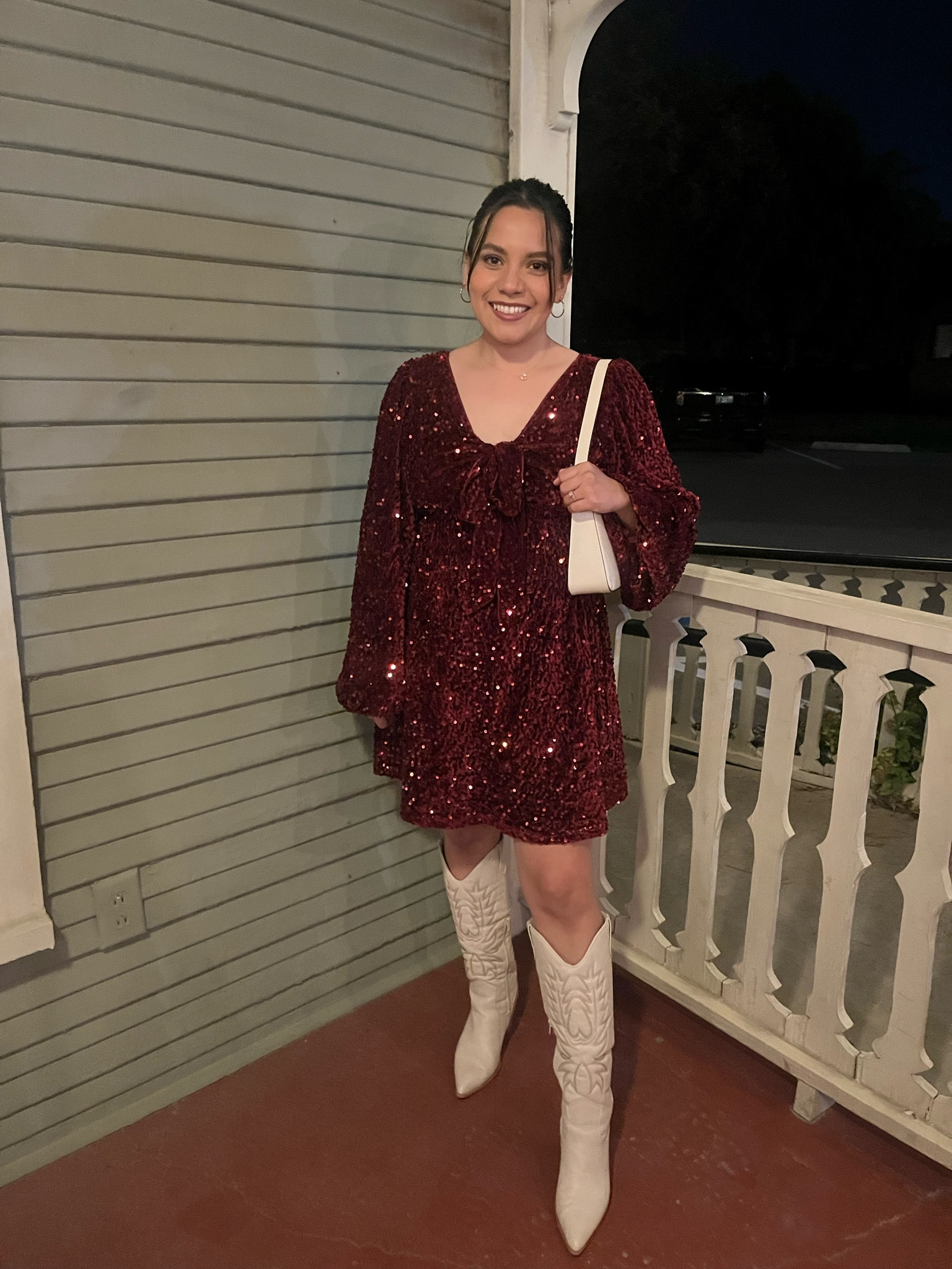 Galentines date outfit 

Maternity dress
Western boots
White boots
Coach purse


#LTKSeasonal #LTKMidsize #LTKStyleTip