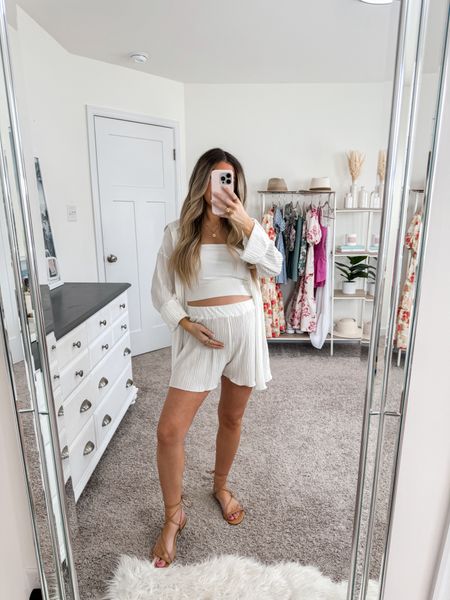 Amazon summer outfit 🤍 bump friendly & wearing a small 

#LTKfindsunder50 #LTKSeasonal #LTKbump