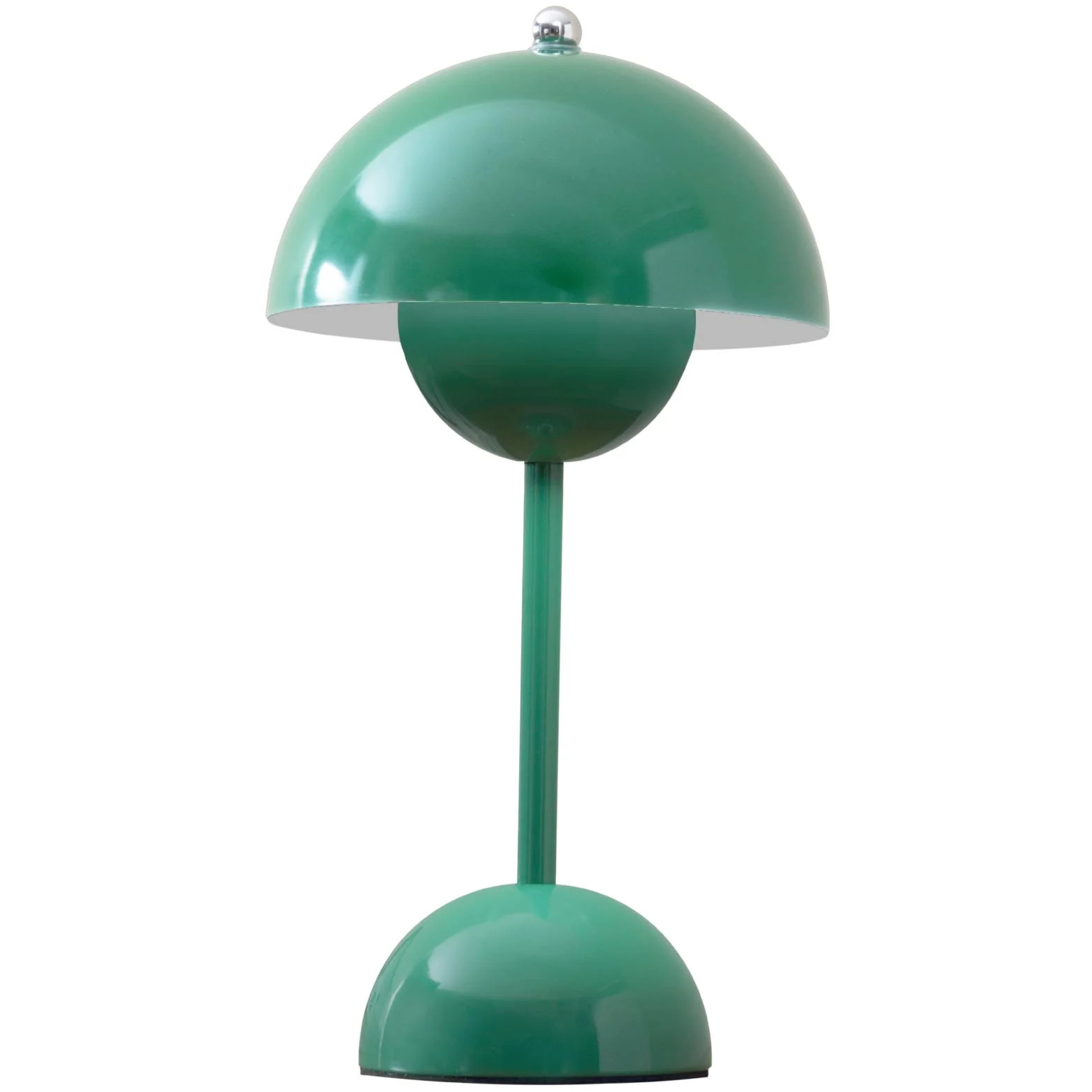 Mainstays Rechargeable 12" Green LED flowerpot Portable Metal Table Lamp, Cordless Dimmable Desk ... | Walmart (US)