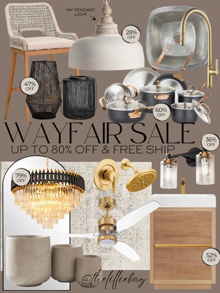 Wayfair WayDay SALE! Up to 80% off and free ship on select items. Many of my home items are on sale!✨

Modern home finds. Kitchen. Bathroom. Living room. Outdoor. Home sale. 

#LTKstyletip #LTKsalealert #LTKhome
