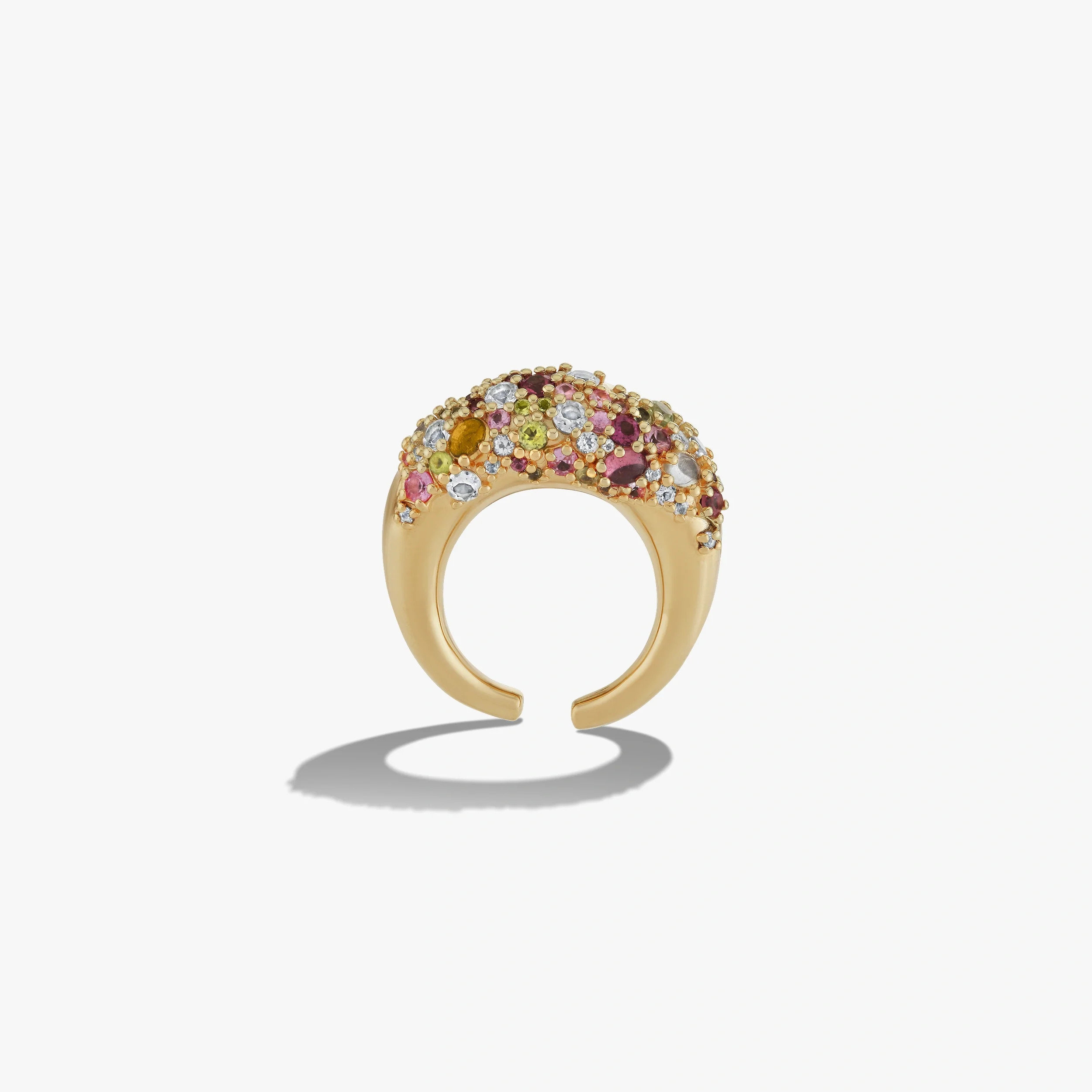 Encrusted Abstract Ear Cuff | Awe Inspired