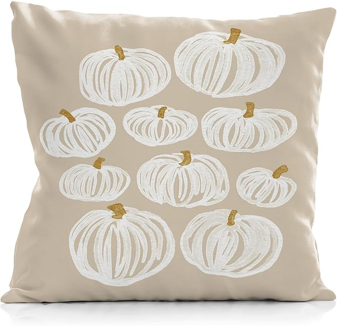 Fall Pumpkin Deco Pillow Covers 18x18，fall Home Decor，Boho Fall Deco Outdoor Pillow Covers，... | Amazon (US)