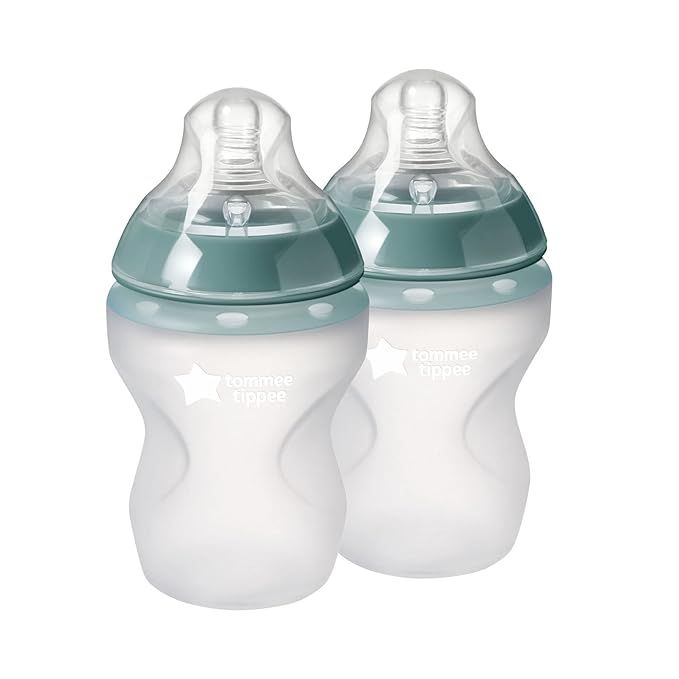 Tommee Tippee Closer to Nature Soft Feel Silicone Baby Bottle, Slow Flow Breast-Like Nipple with ... | Amazon (US)
