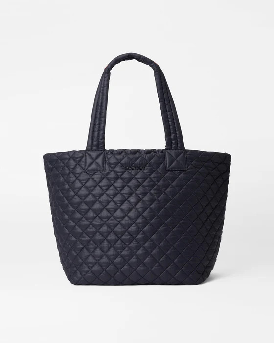 Black Medium Metro Tote Deluxe | MZ Wallace