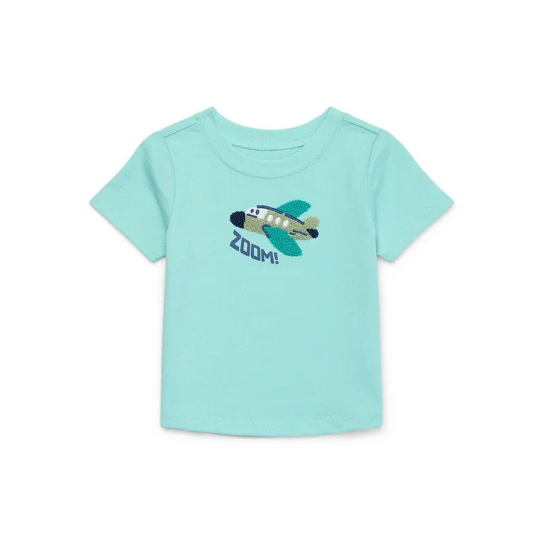 Garanimals Baby Boys' Chenille Graphic Tee with Short Sleeves, Sizes 0M-24M | Walmart (US)