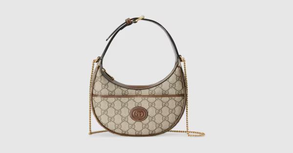 Half-moon-shaped mini bag with Interlocking G | Gucci (US)