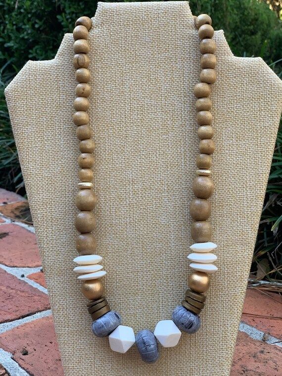 Let me be Calm, Statement Necklace, Boho, Chunky, Chic | Etsy (US)