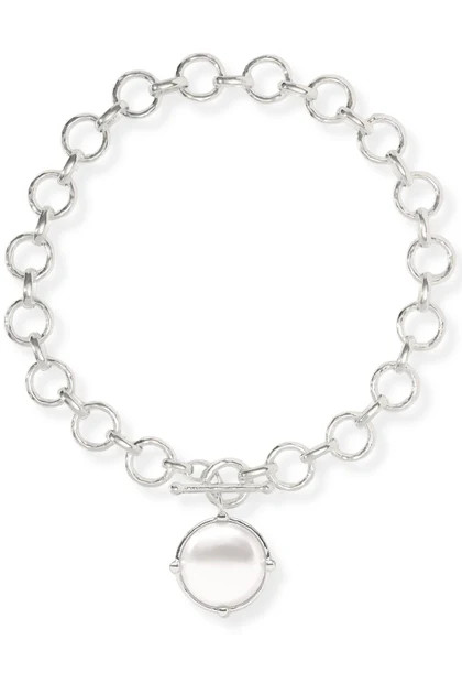 Julie Vos Honeybee Statement Pearl Silver Necklace | The Willow Tree