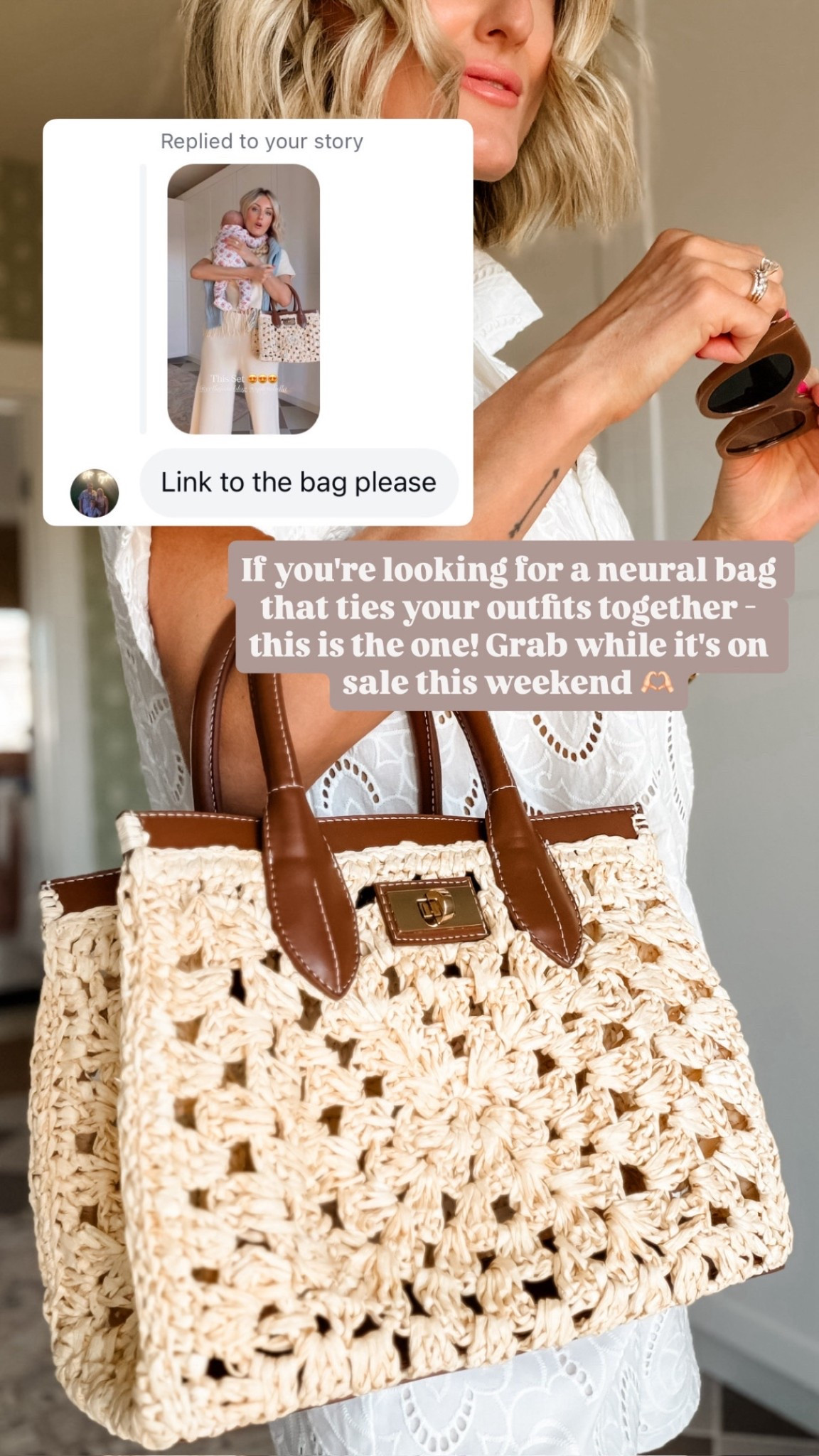 This woven bag is perfect for spring & summer styling!

Loverly Grey, Ann Taylor, neutral bag, woven bag, spring fashion

#LTKTravel #LTKootd #LTKSeasonal