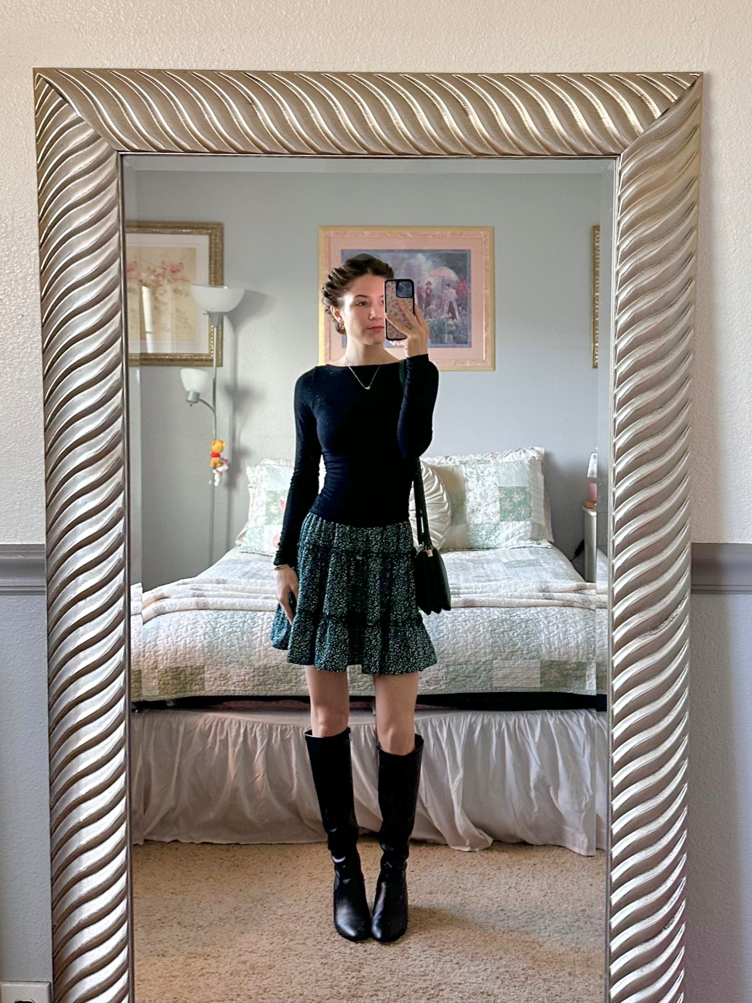 love a tiered mini skirt 💛

#LTKStyleTip #LTKWorkwear #LTKPetite