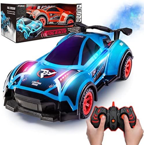 Force1 Fog Racer Remote Control Car for Kids- Fast RC Car High Speed LED Light Race Car Toy with ... | Amazon (US)