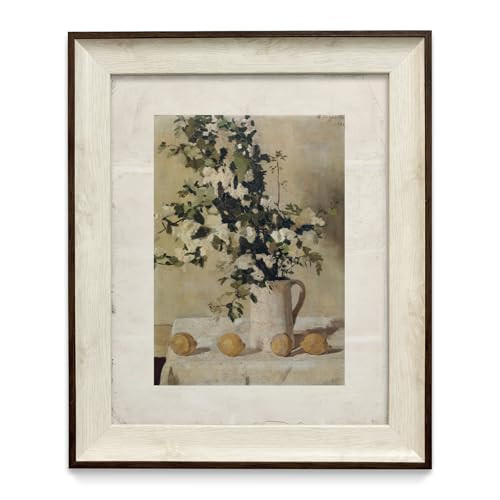 razliubit Vintage Framed Flower Wall Art Prints, Replaceable Wall Decors for Room Aesthtic, Small Framed Artwork Oil Painting for Bedroom Bathroom Kitchen Office Decor(10"x12") | Amazon (US)