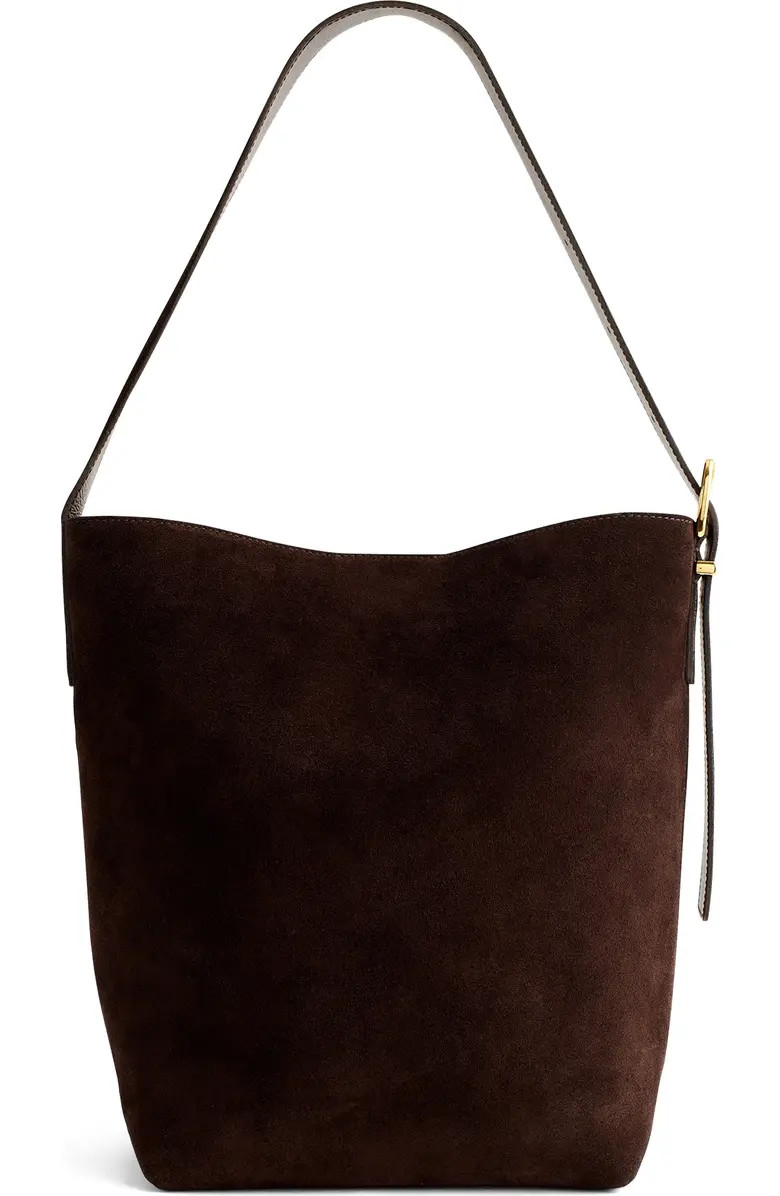 Essentials Suede Bucket Bag | Nordstrom
