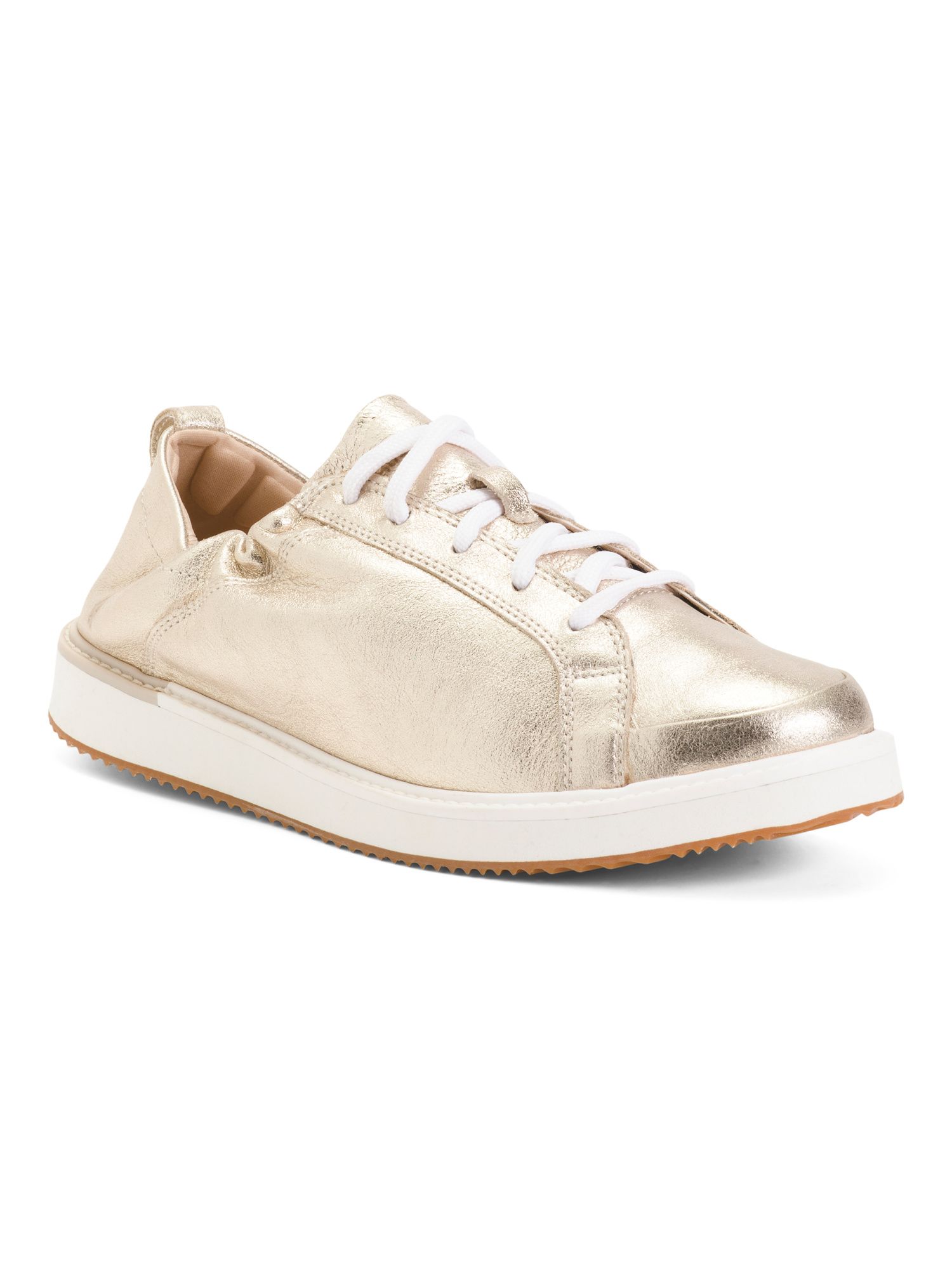 Comfort Metallic Leather Sneakers | Lifestyle Sneakers | Marshalls | Marshalls