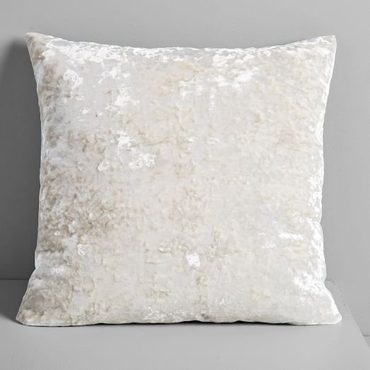 Pressed Velvet Pillow Covers | West Elm (US)