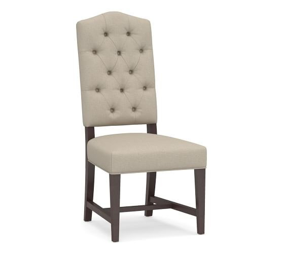 Ashton Tufted Upholstered Dining Chair | Pottery Barn (US)