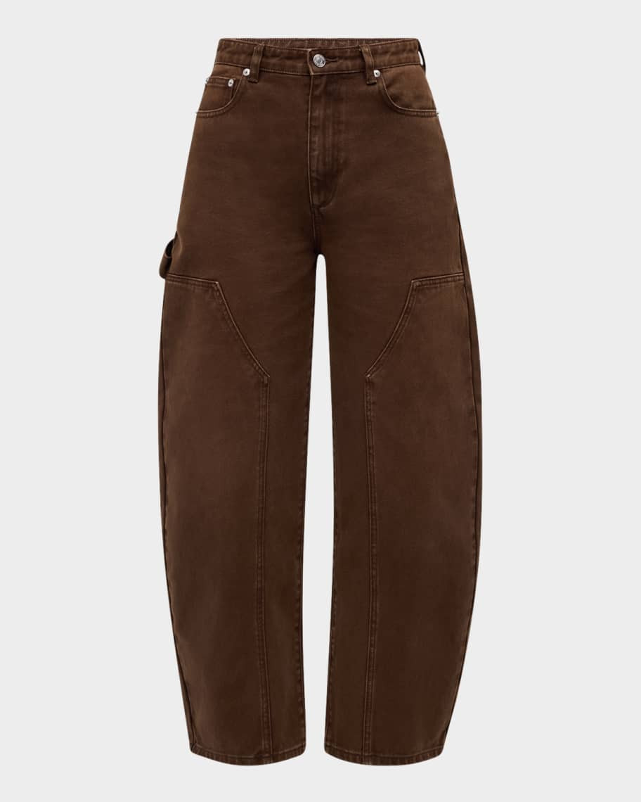 Marbel Barrel-Leg Carpenter Jeans | Neiman Marcus
