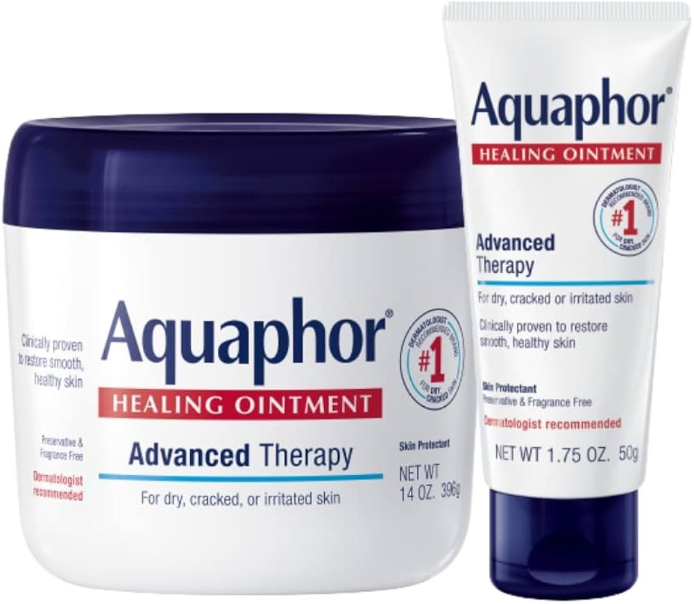 Aquaphor Healing Ointment Advanced Therapy Skin Protectant Skin Care Set, Body Moisturizer for Dr... | Amazon (US)