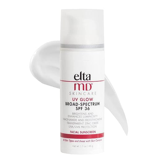 EltaMD UV Glow SPF 36 Sunscreen Moisturizer Face Lotion, Brightens and Hydrates for Glowy Skin, B... | Amazon (US)