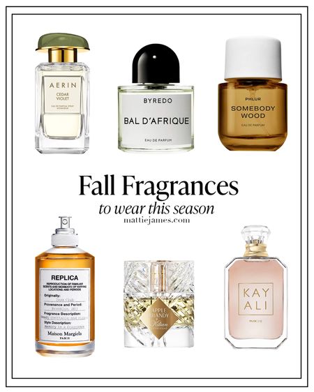 Fall Fragrances