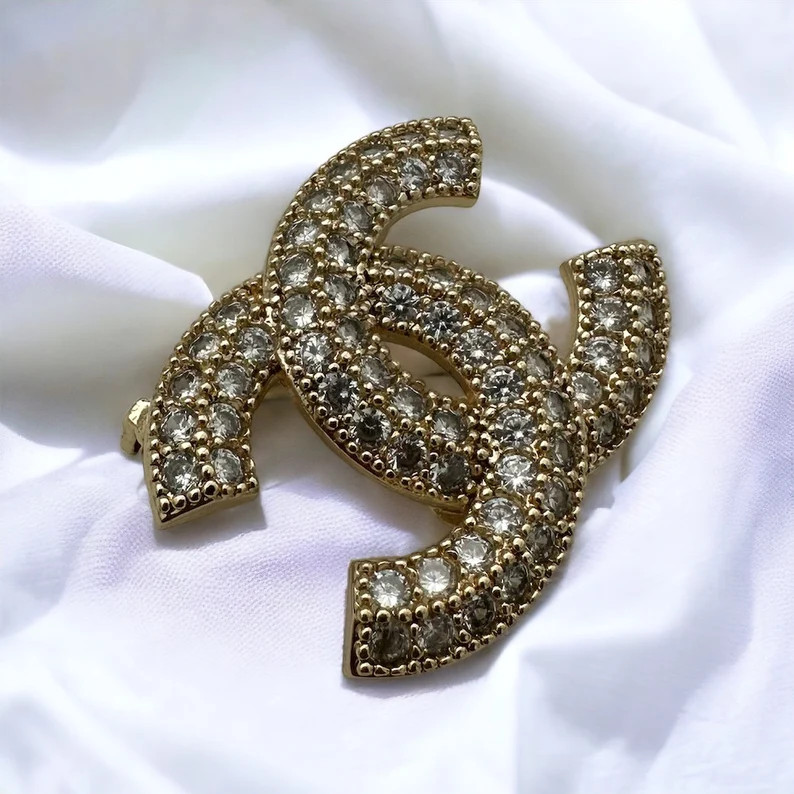 Classic CC Vintage Brooch, Gift for Her - Etsy | Etsy (US)
