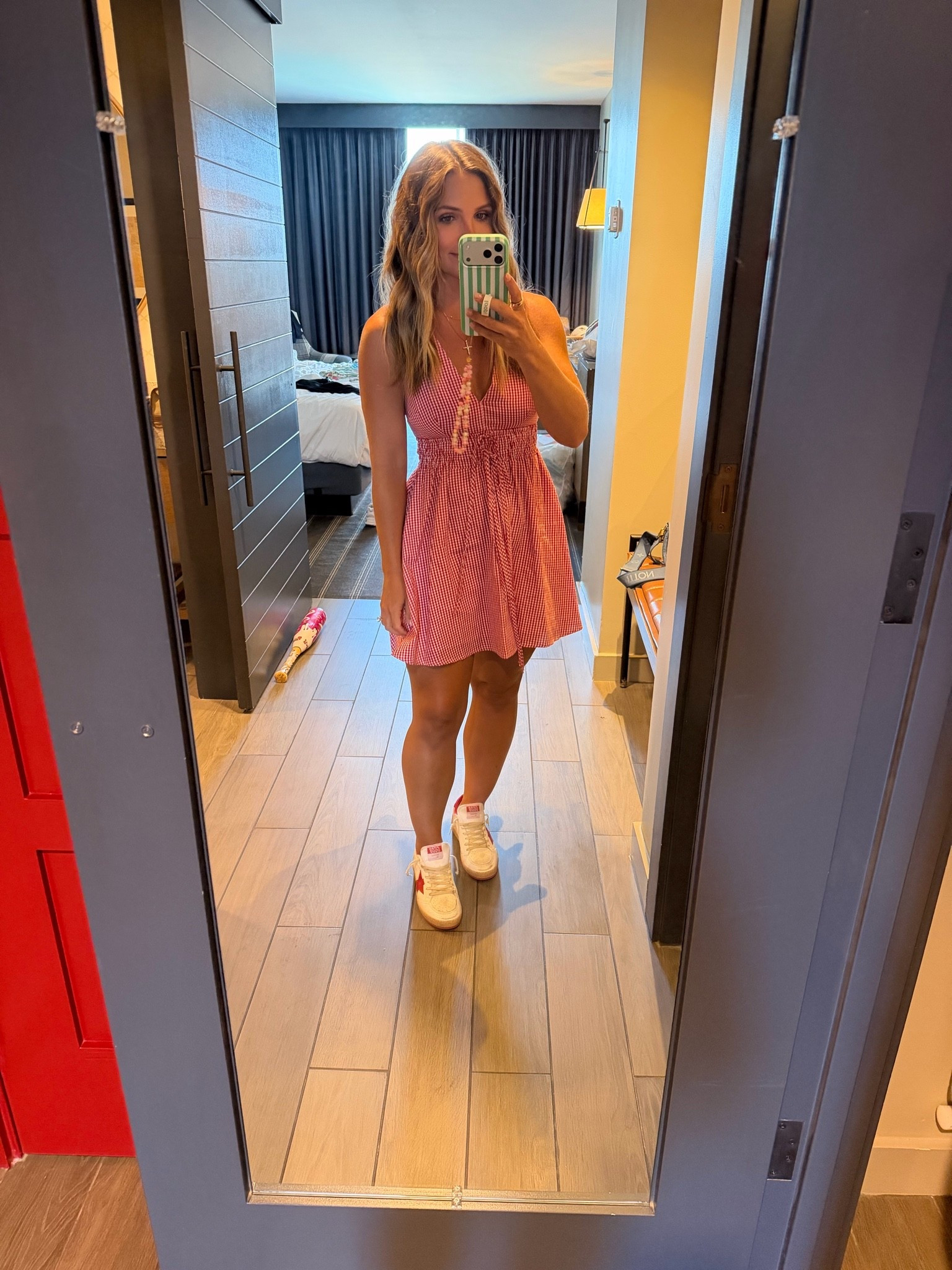 Obsessed with this red gingham dress ❤️

#LTKootd #LTKTravel #LTKPetite