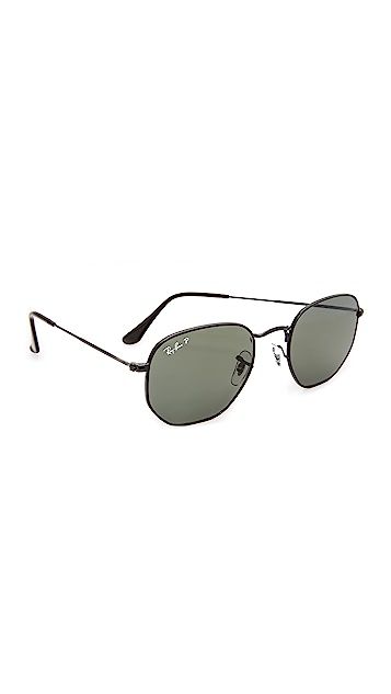 Polarized Hexagonal Sunglasses | Shopbop