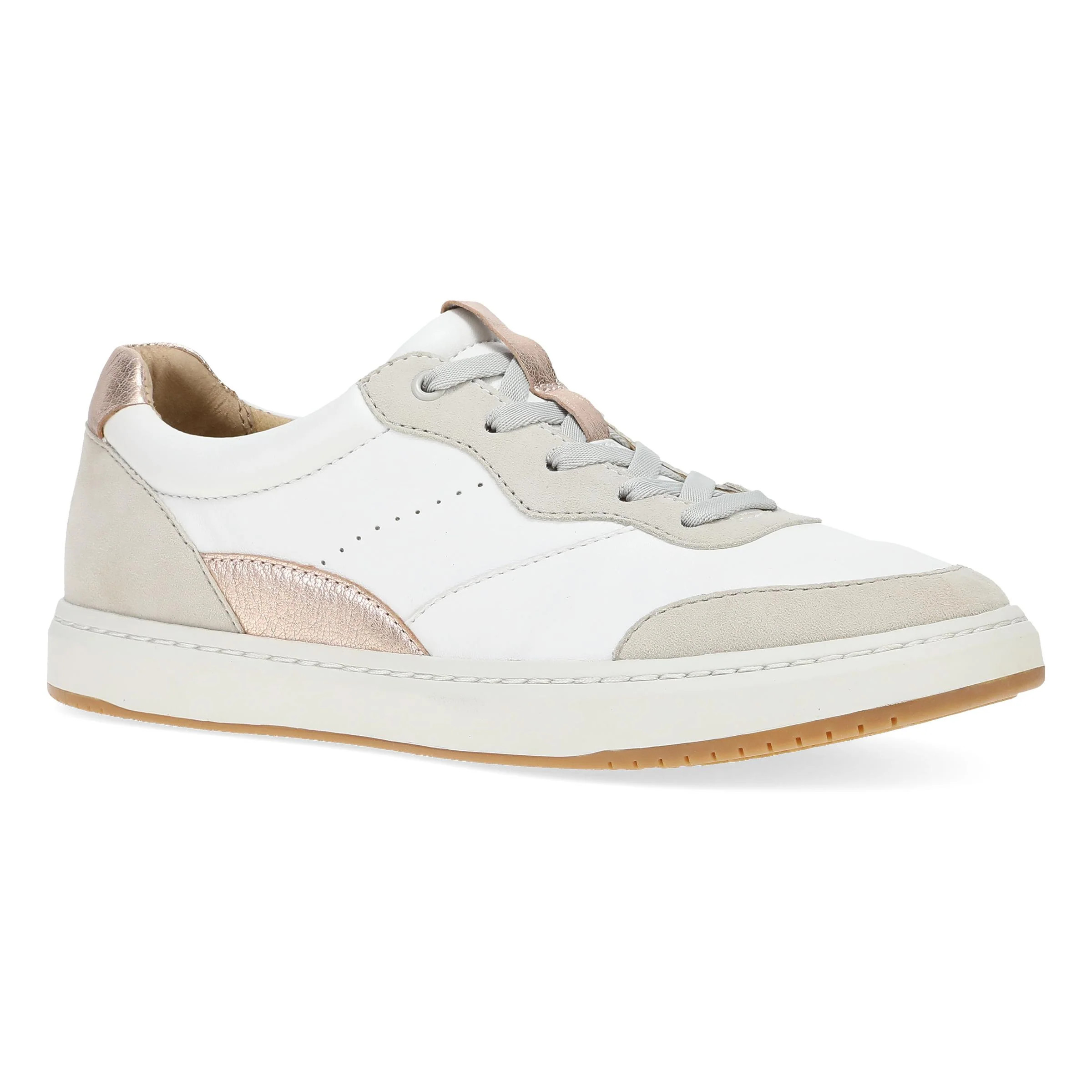 Josey White/Rose Gold Nappa | Dansko