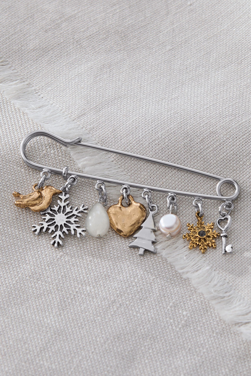 Winter’s Charm Sweater Pin | Coldwater Creek