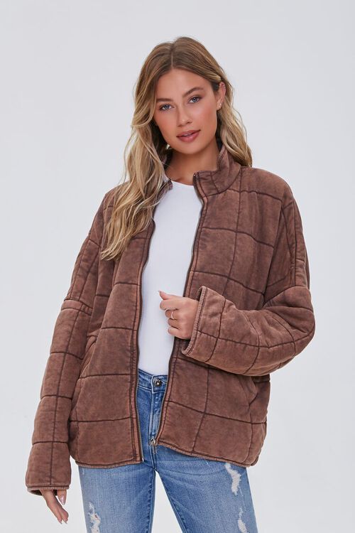 Quilted Zip-Up Jacket | Forever 21 (US)