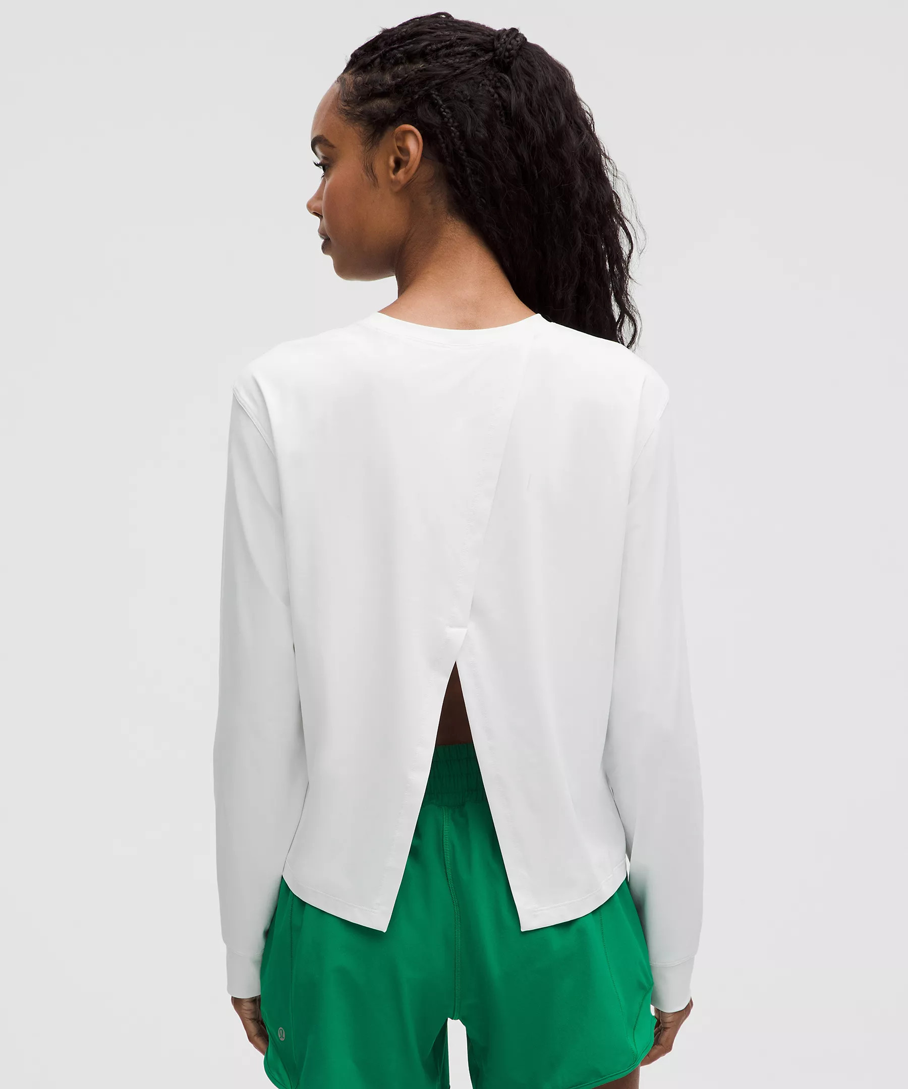 Pace Crush Cross-Back UV-Protective Graphic Long-Sleeve Shirt | Lululemon (US)