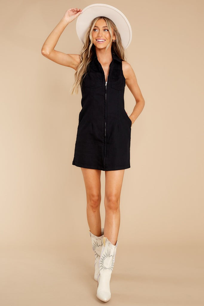 Sassy Ways Black Dress | Red Dress 