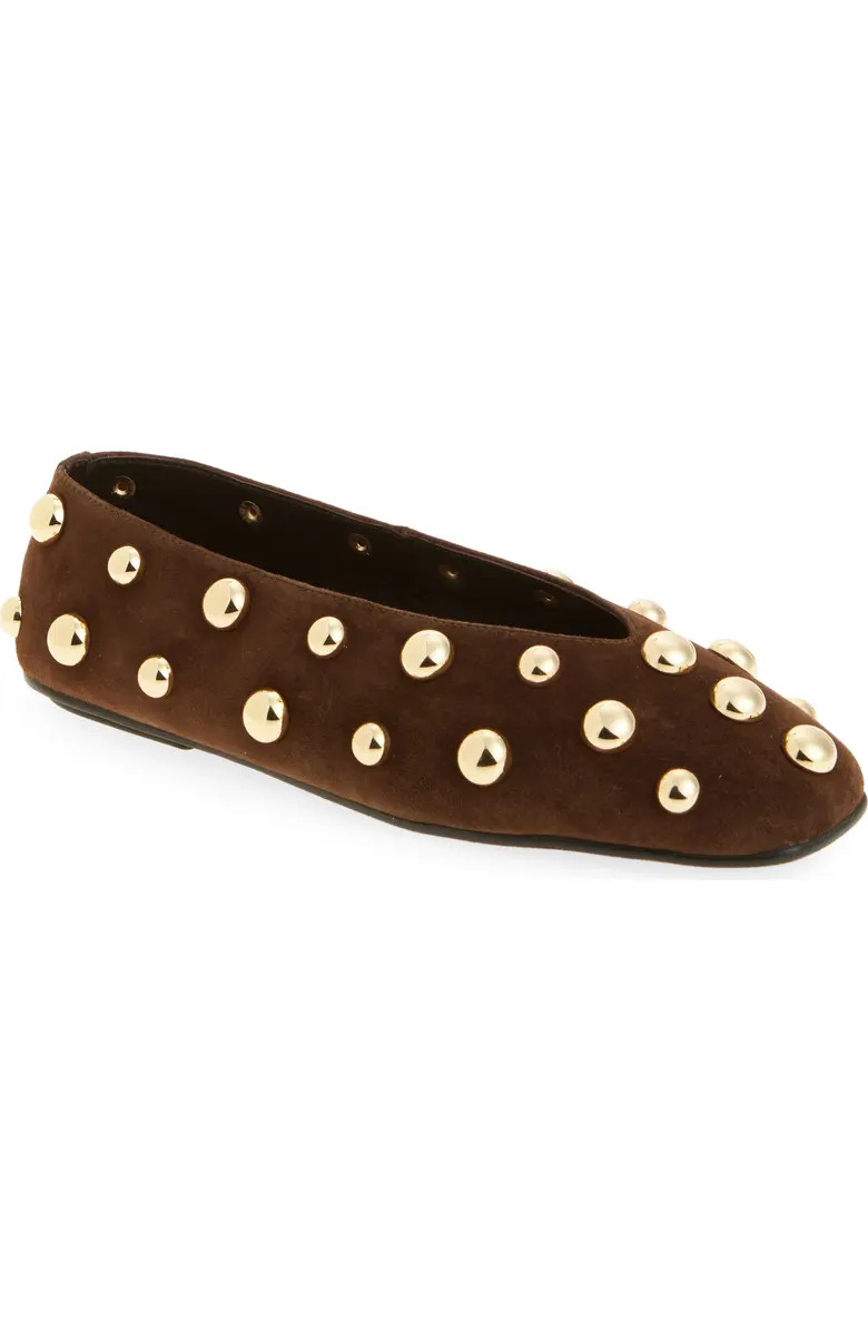 Jeffrey Campbell Fathom Studded Ballet Flat | Nordstrom | Nordstrom