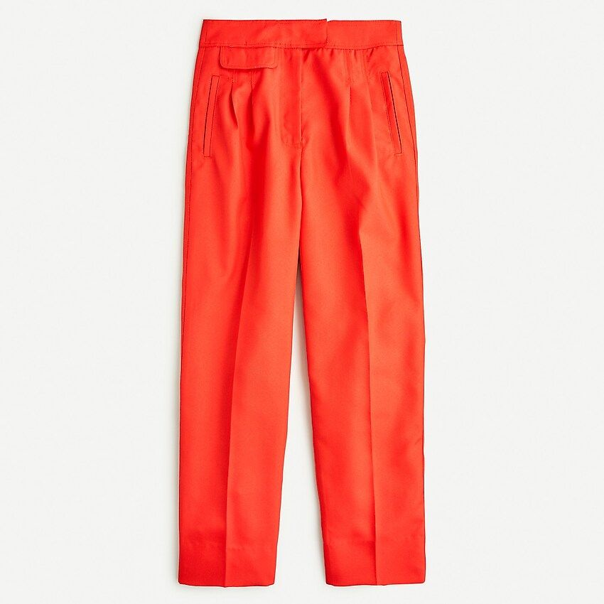 Tapered pant with front pleats | J.Crew US