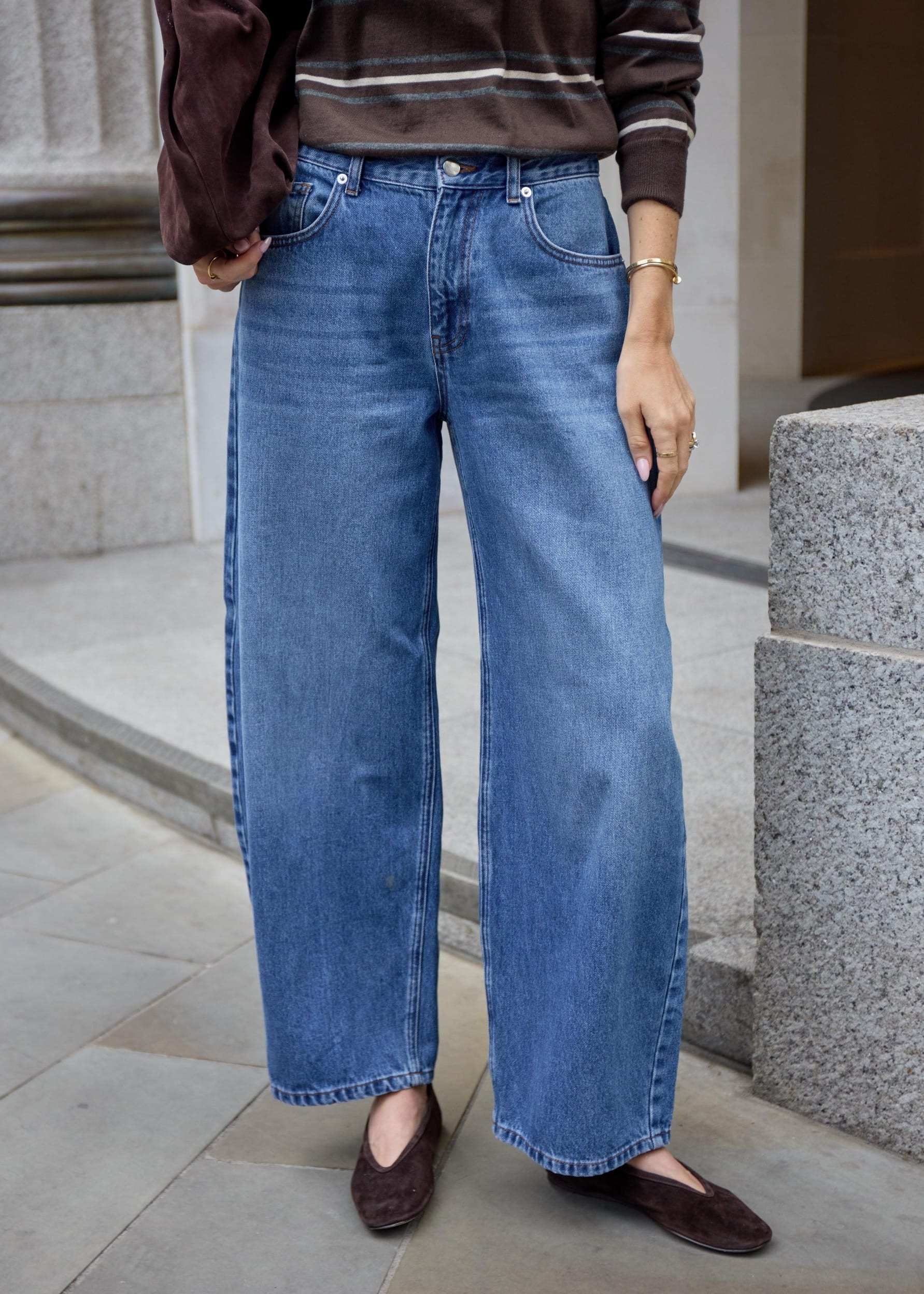 THE BLAKE BARREL JEAN - BLUE | WAT The Brand
