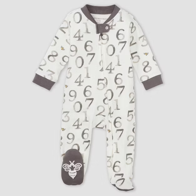Burt's Bees Baby® Baby 'One Two Bee' Sleep N' Play - Gray | Target