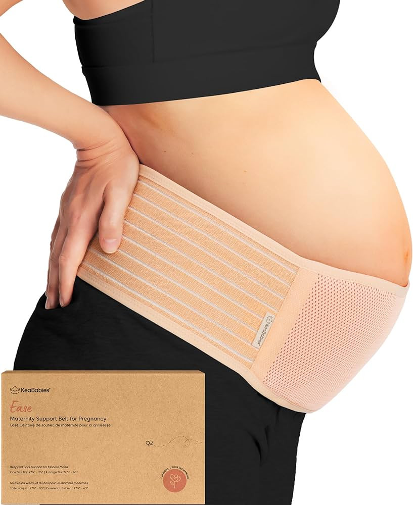 KeaBabies Maternity Belly Band for Pregnancy - Soft & Breathable Pregnancy Belly Support Belt, Pe... | Amazon (US)