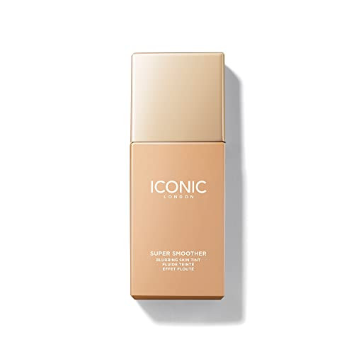 ICONIC LONDON Super Smoother Blurring Skin Tint | Light to Medium Coverage, Hydrating, Ultra-Lightweight Tinted Moisturizer, Cruelty-Free, Vegan Makeup (Neutral Light) 1.01 Fl oz | Amazon (US)