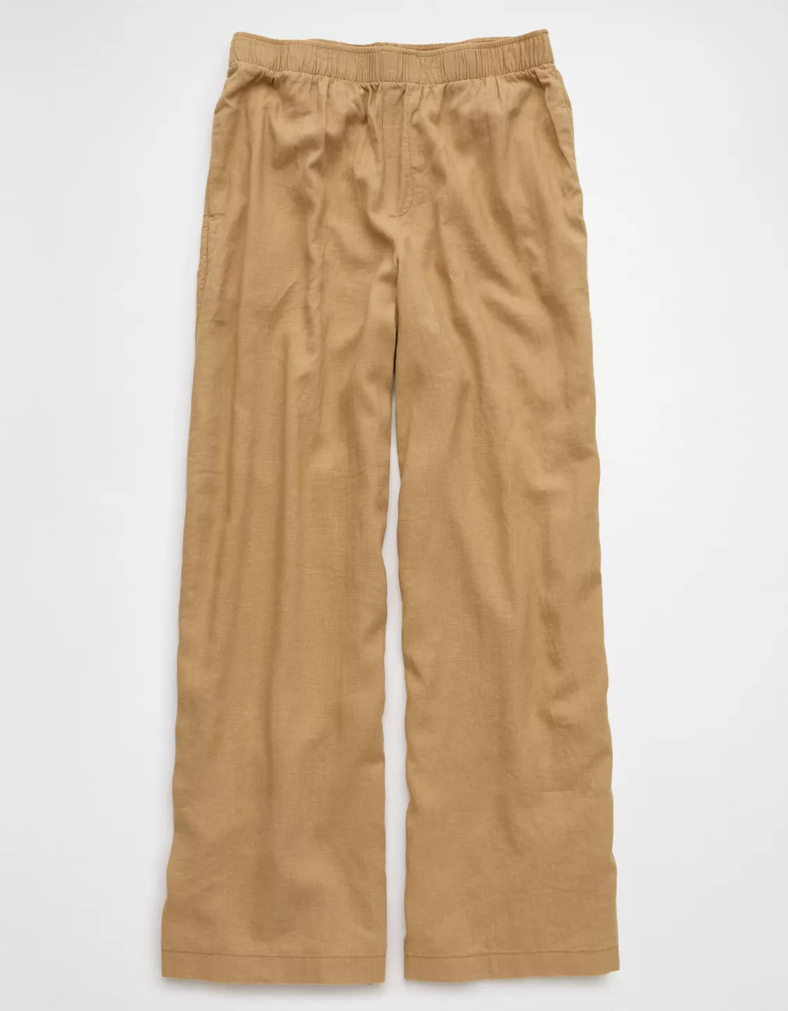 AE Weekend Vibes Linen-Blend Pull-On Pant | American Eagle Outfitters (US & CA)