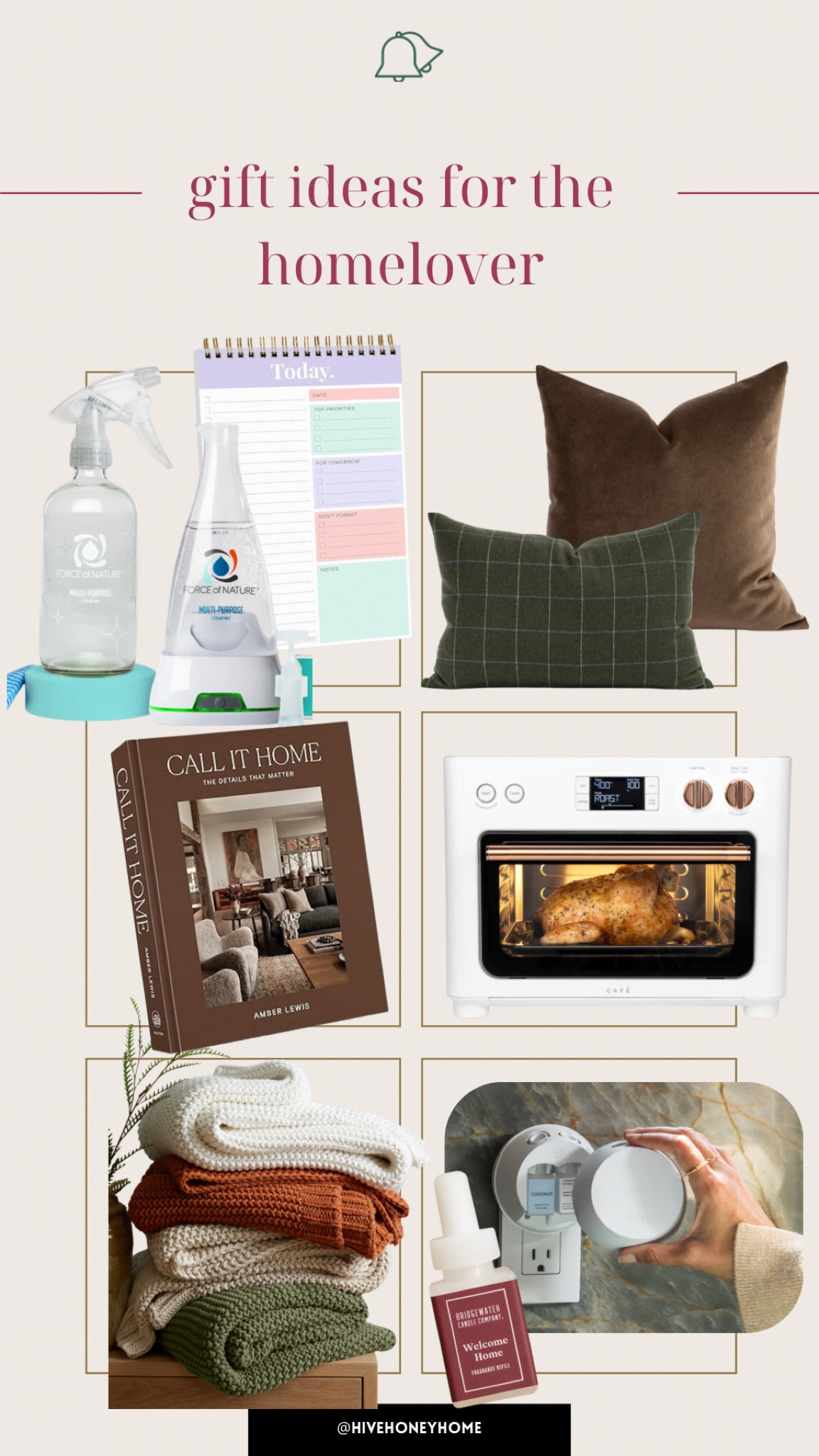 Ideas for the home lover. This is for the person who always chooses HOME. 

Use code HIVEHONEY40 for 40% off and free shipping on #forceofnature cleaning bundles!

#LTKHome #LTKGiftGuide #LTKHoliday