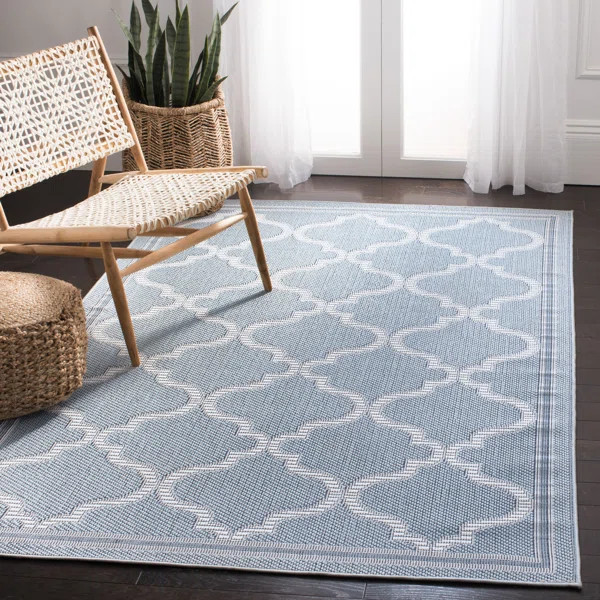 Murielle Performance Machine Washable Geometric Rug | Wayfair North America