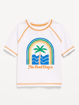 Short-Sleeve Graphic Rashguard Swim Top for Toddler Boys | Old Navy (US)