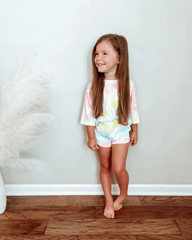 Nicole Two-Piece Leisure Set - Spring Tie Dye | Bailey's Blossoms