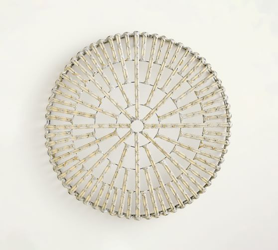 Handwoven Willow Wheel Wall Art | Pottery Barn (US)