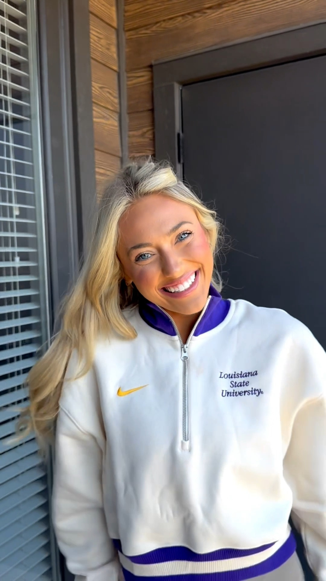 The most compliments on my GAME DAY clothes!! All from Fanatics💛💜🤗 I’ll be wearing all season long!!! #Fanatics #ad @fanatics 

#LTKStyleTip #LTKActive #LTKSeasonal